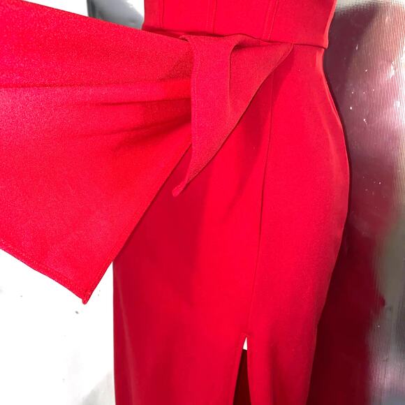 DB Studio Crepe Corset Sheath Formal Dress - Picture 5 of 10